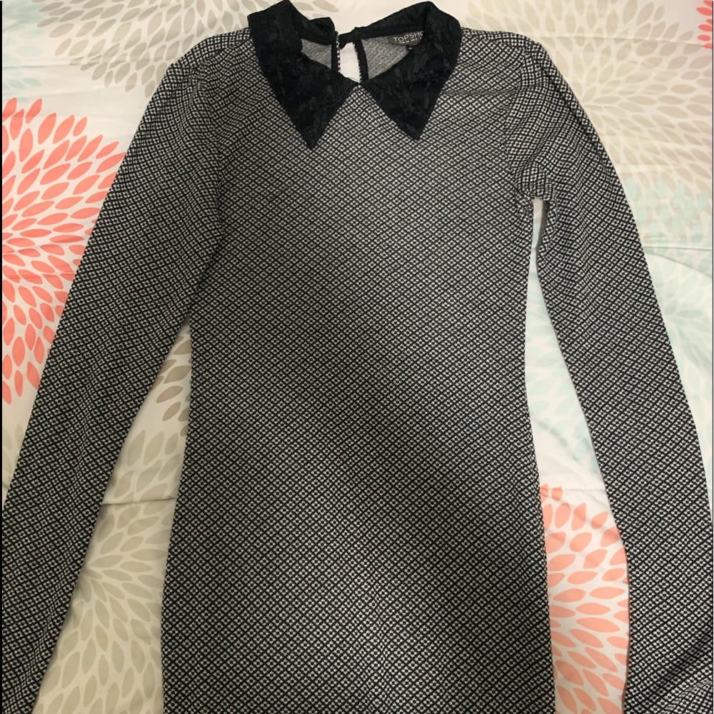 Topshot collar dress